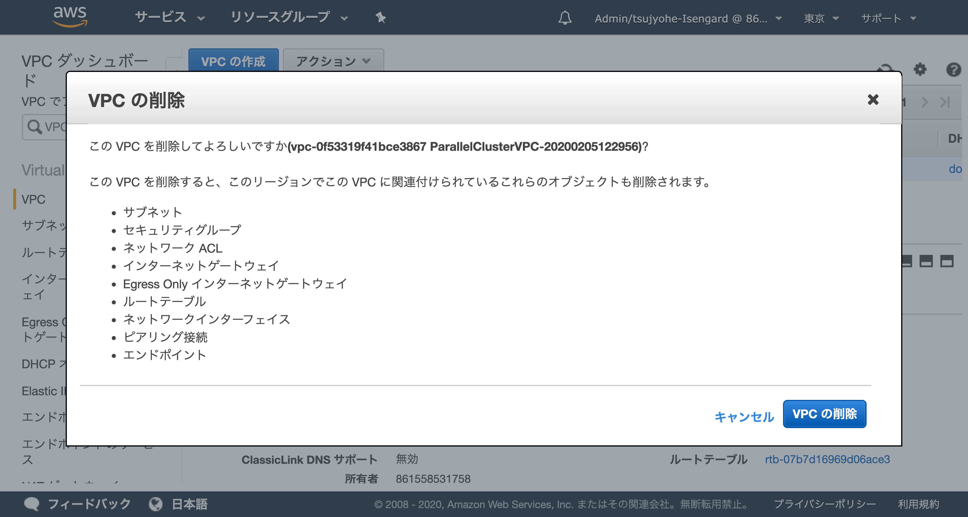 vpc delete 02