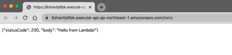 APIにアクセスしてみる