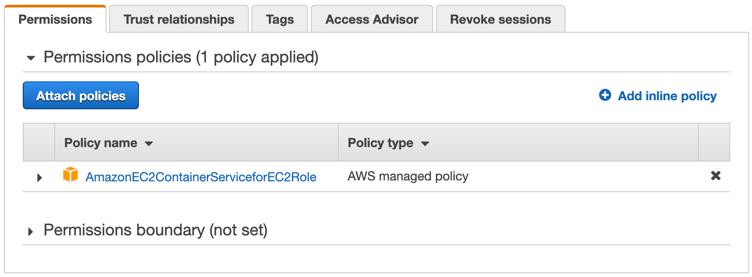 AttachePolicy