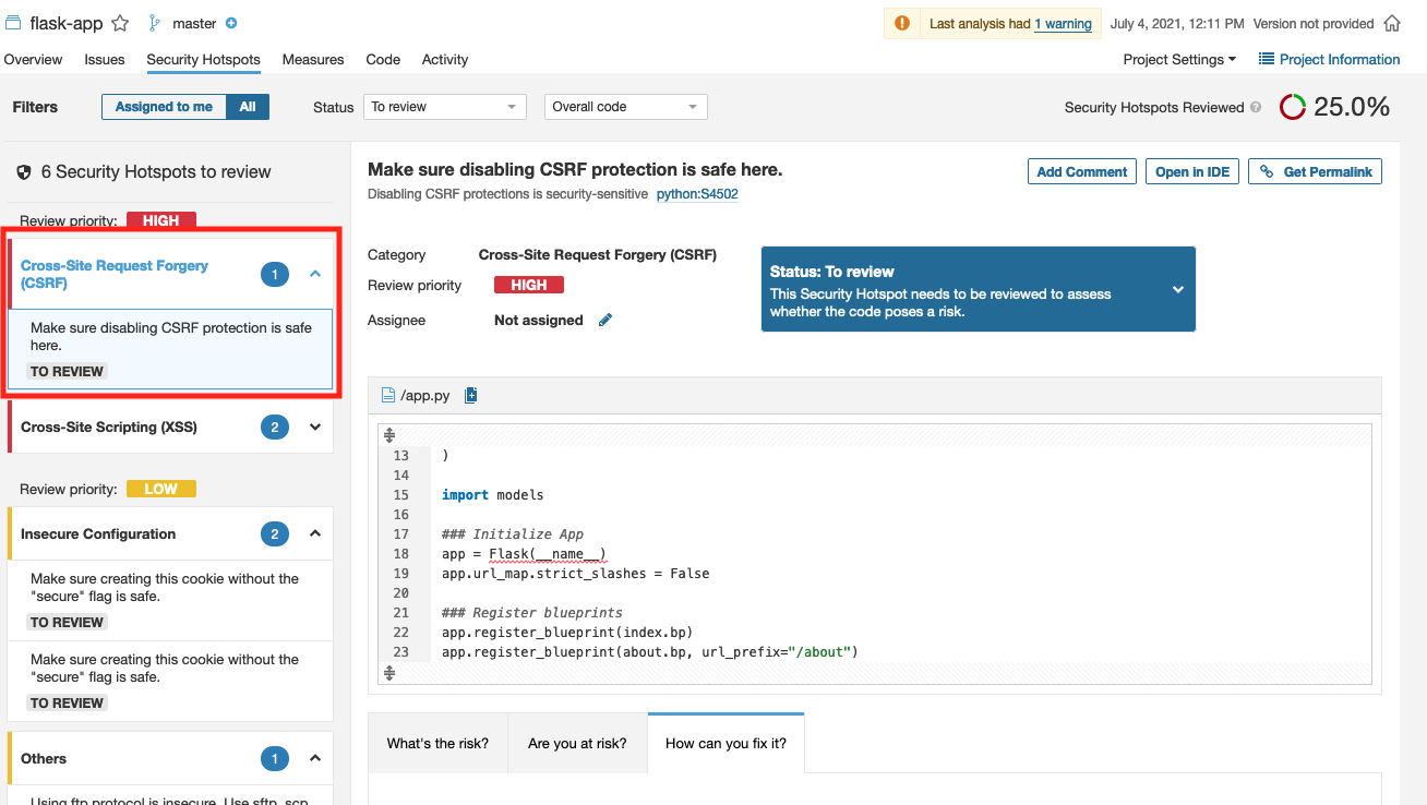 sonarqube-csrf-hotspot