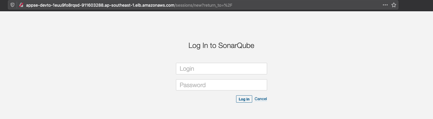 sonarqube-login