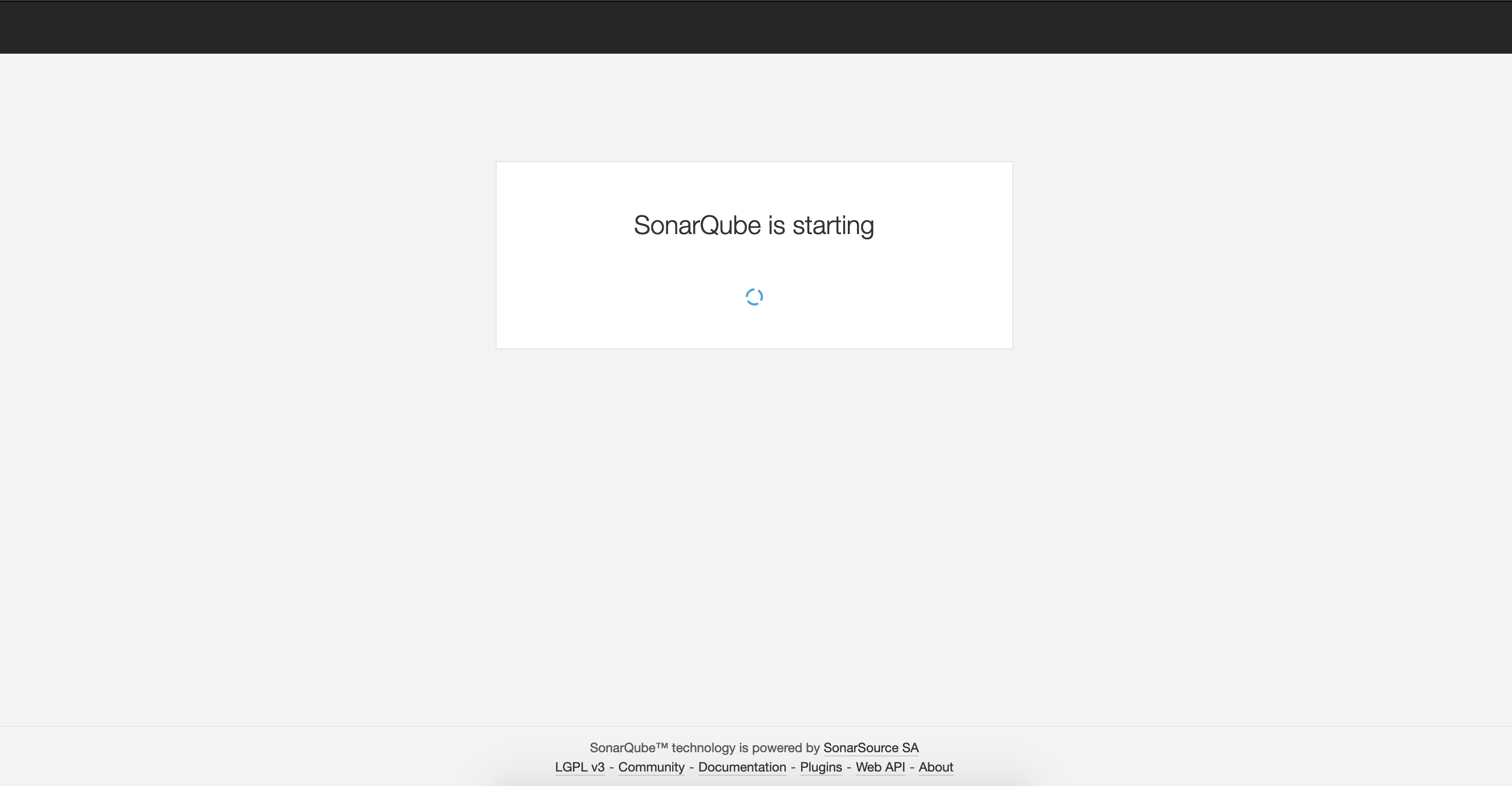 sonarqube-starting